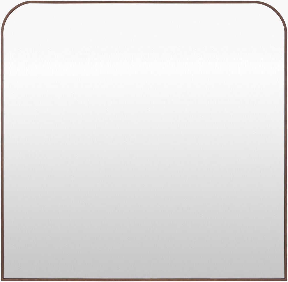 Aranya Mantel Mirror — Dark Brown