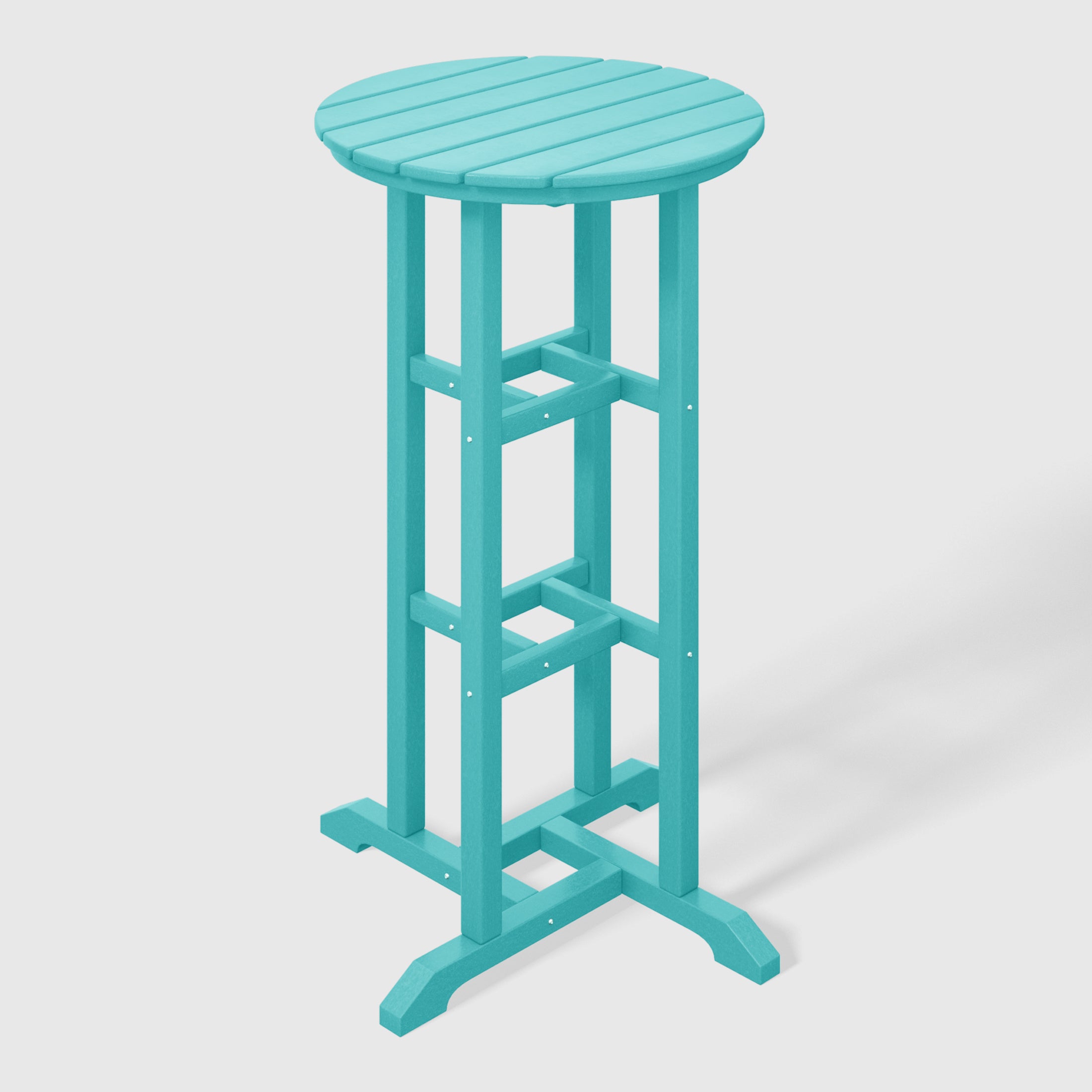Stockholm All-Weather Outdoor Round Bar Bistro Table (42" Height) Seahawk Designs Patio Bar Tables