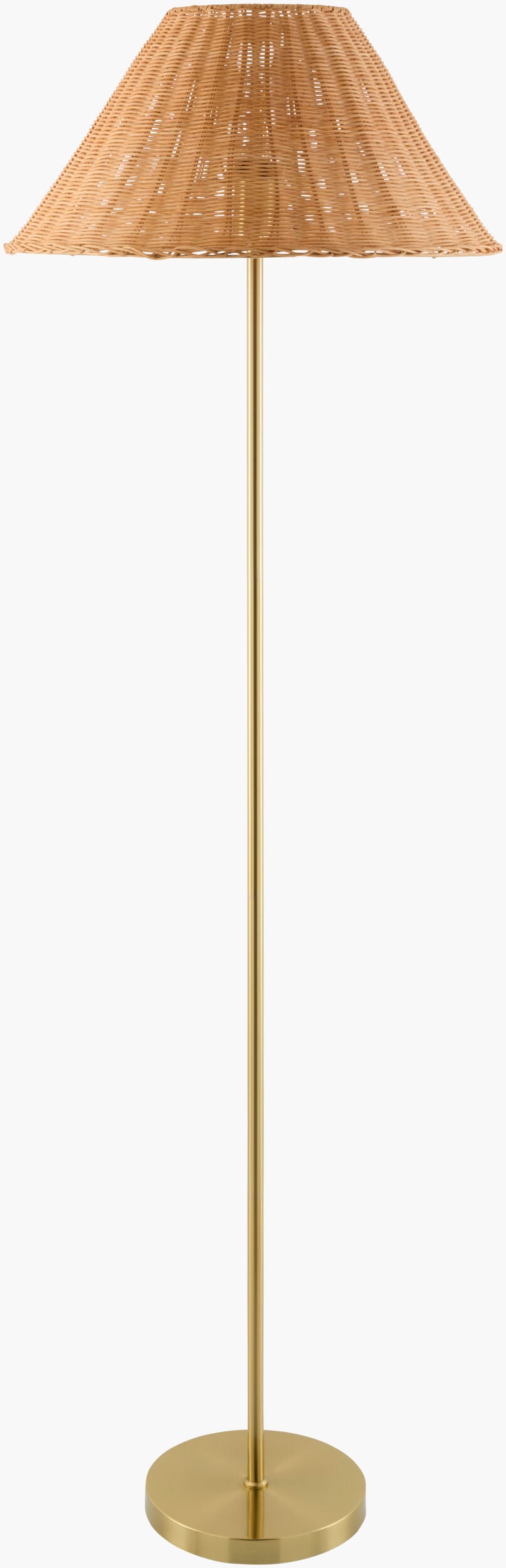 Ronda Accent Floor Lamp — Metallic - Brass