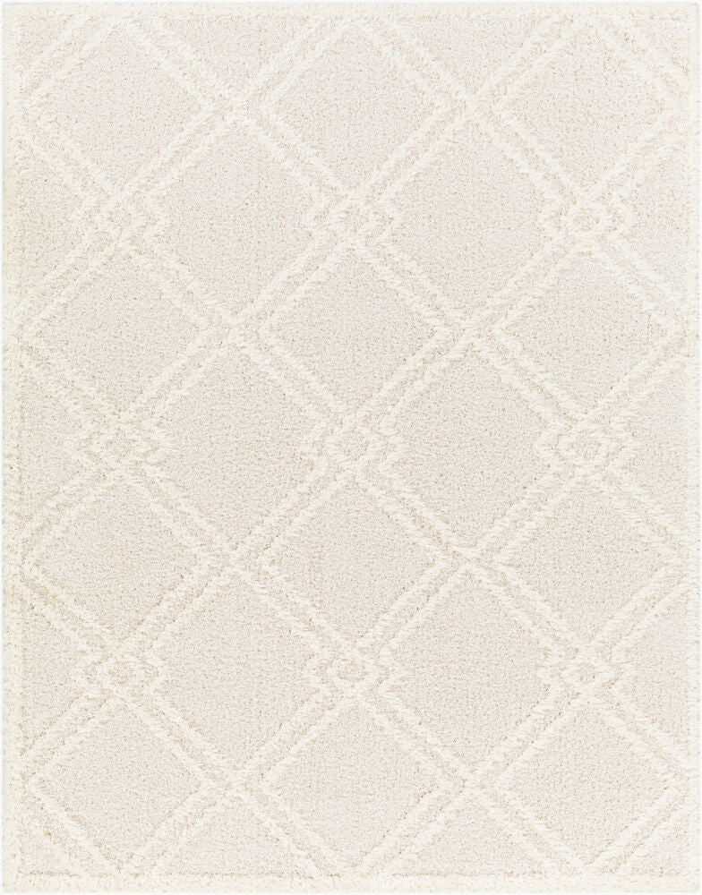 Rodos Machine Woven Rug — Beige/White