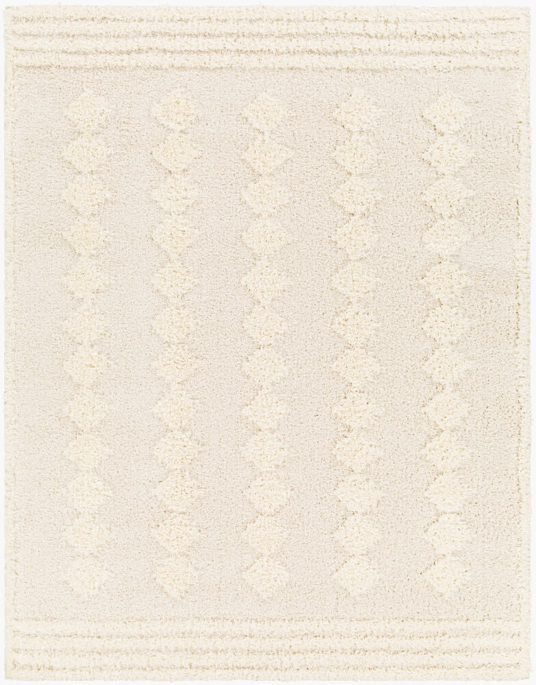 Rodos Machine Woven Rug — Beige/White