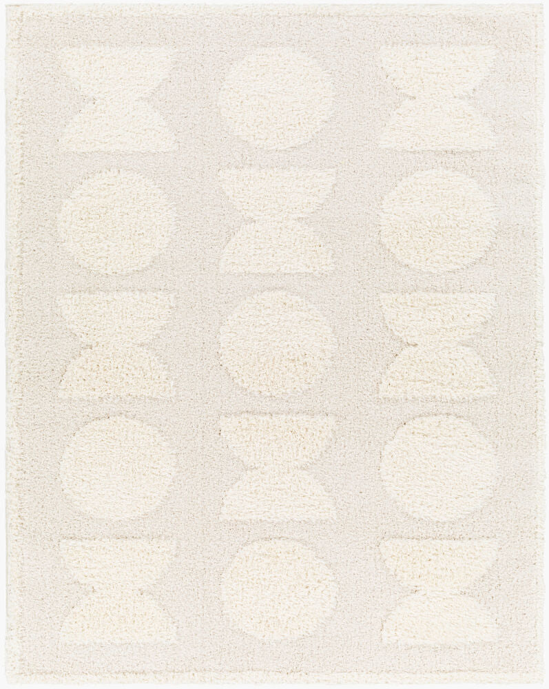 Rodos Machine Woven Rug — Beige/White