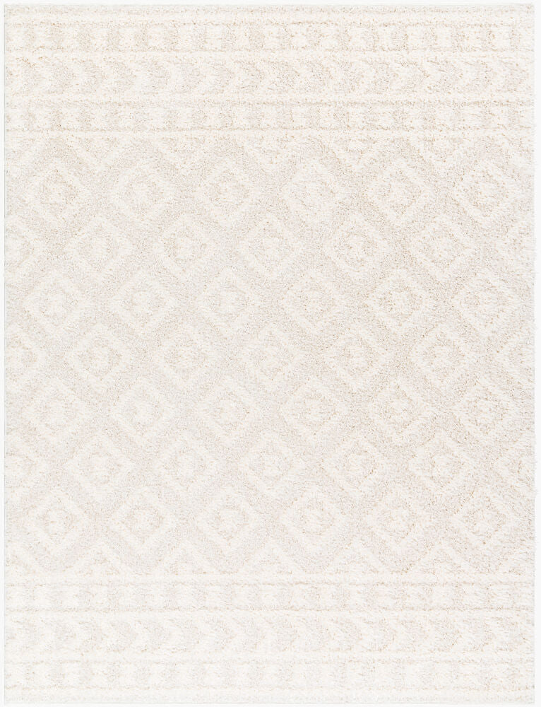 Rodos Machine Woven Rug — Beige/White