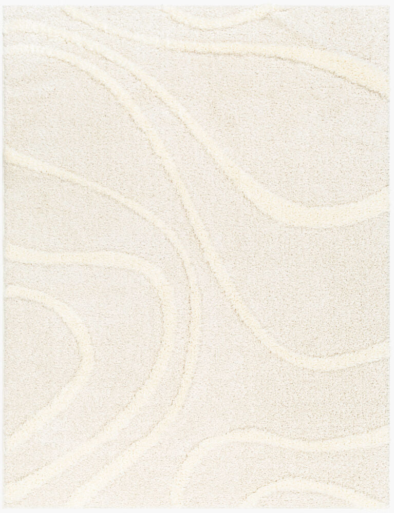 Rodos Machine Woven Rug — Beige/White