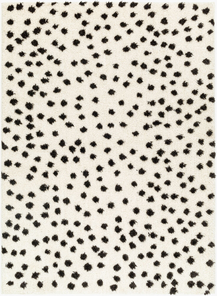 Rodos Machine Woven Rug — Beige/Black