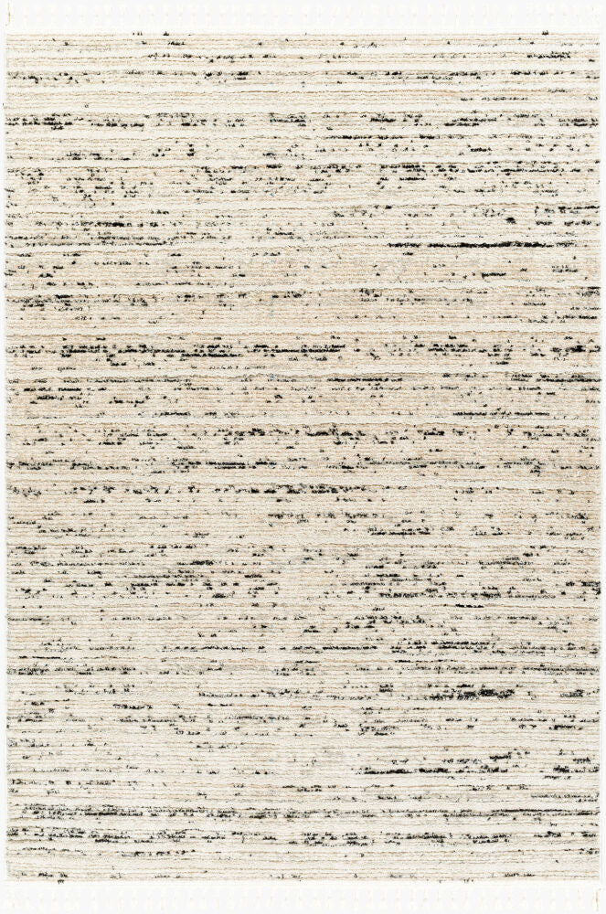 Rudy Machine Woven Rug — Charcoal/Cream