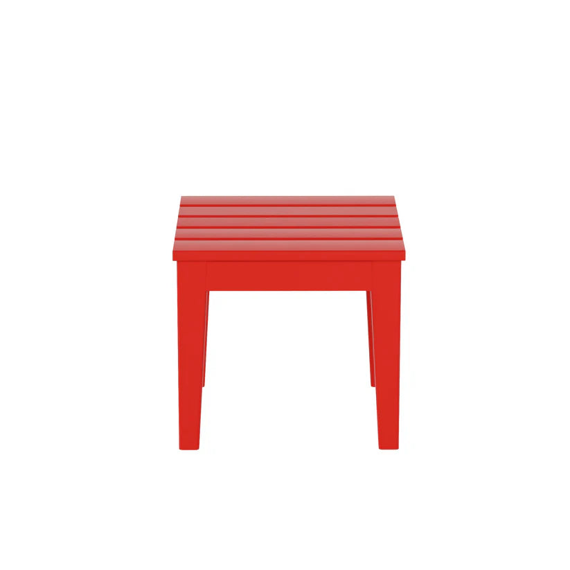 Tuscany All-Weather Outdoor Square Side Table (17" Height) Red Seahawk Designs Patio Side Tables