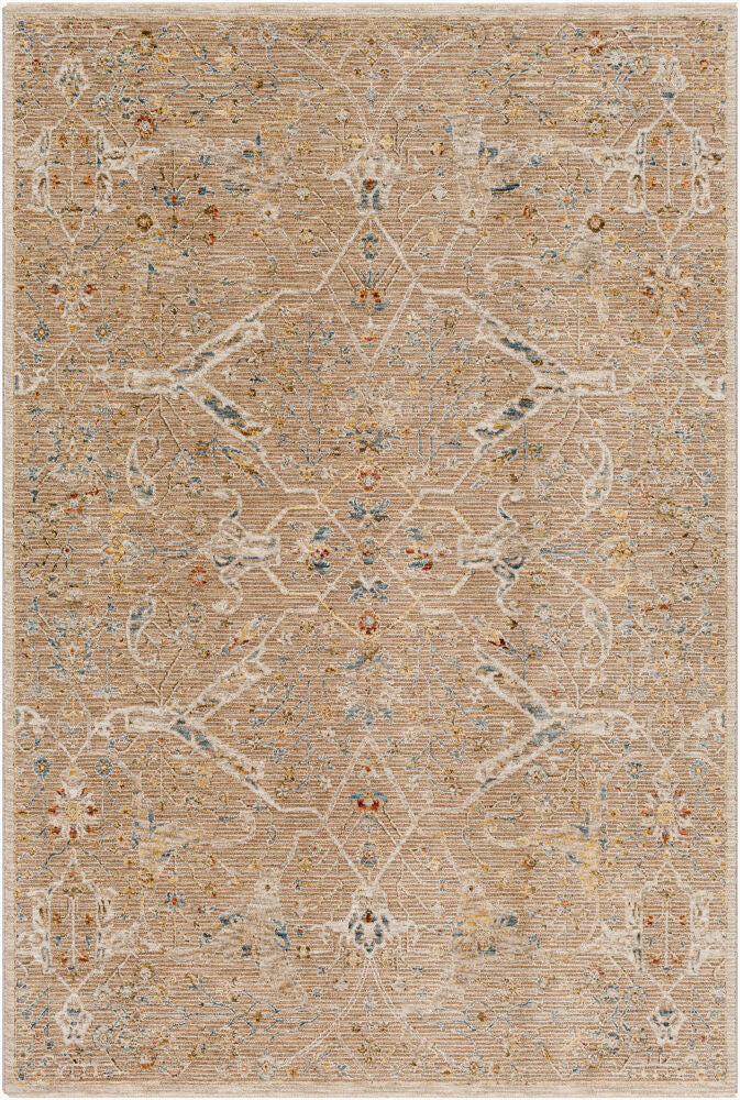 Reina Machine Woven Rug — Cream/Denim