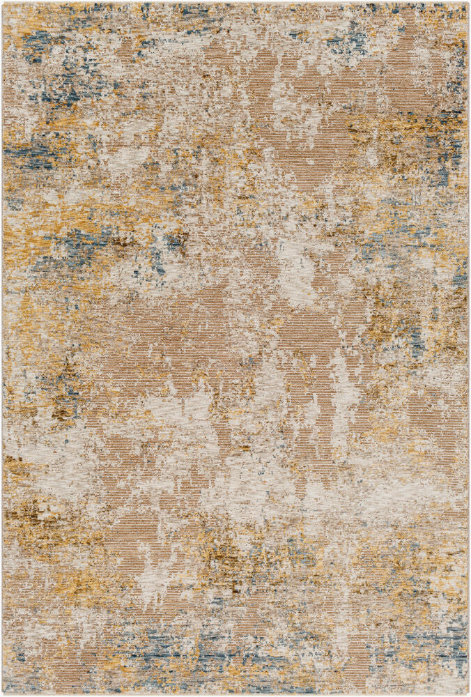 Reina Machine Woven Rug — Cream/Denim