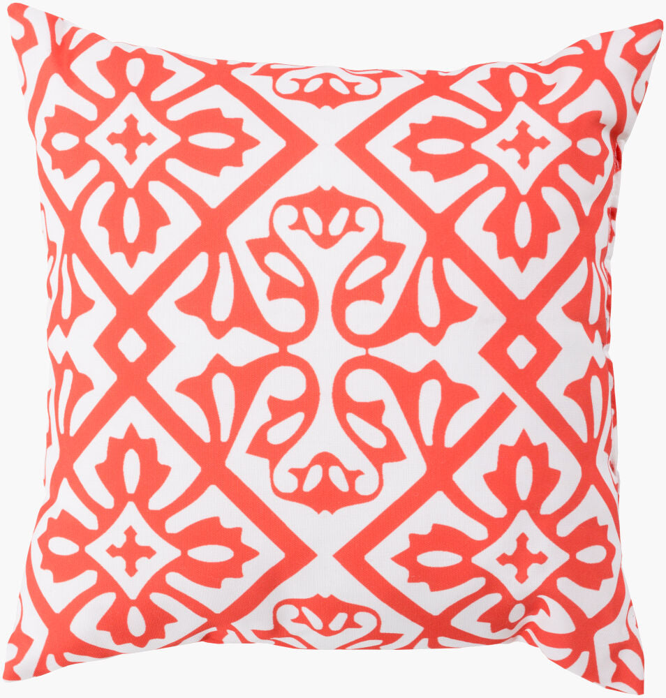 Rain Floor Pillow — Blush/Dusty Coral