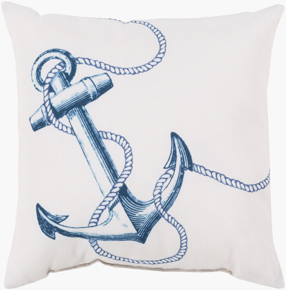 Rain Accent Pillow — Blue/Dark Blue