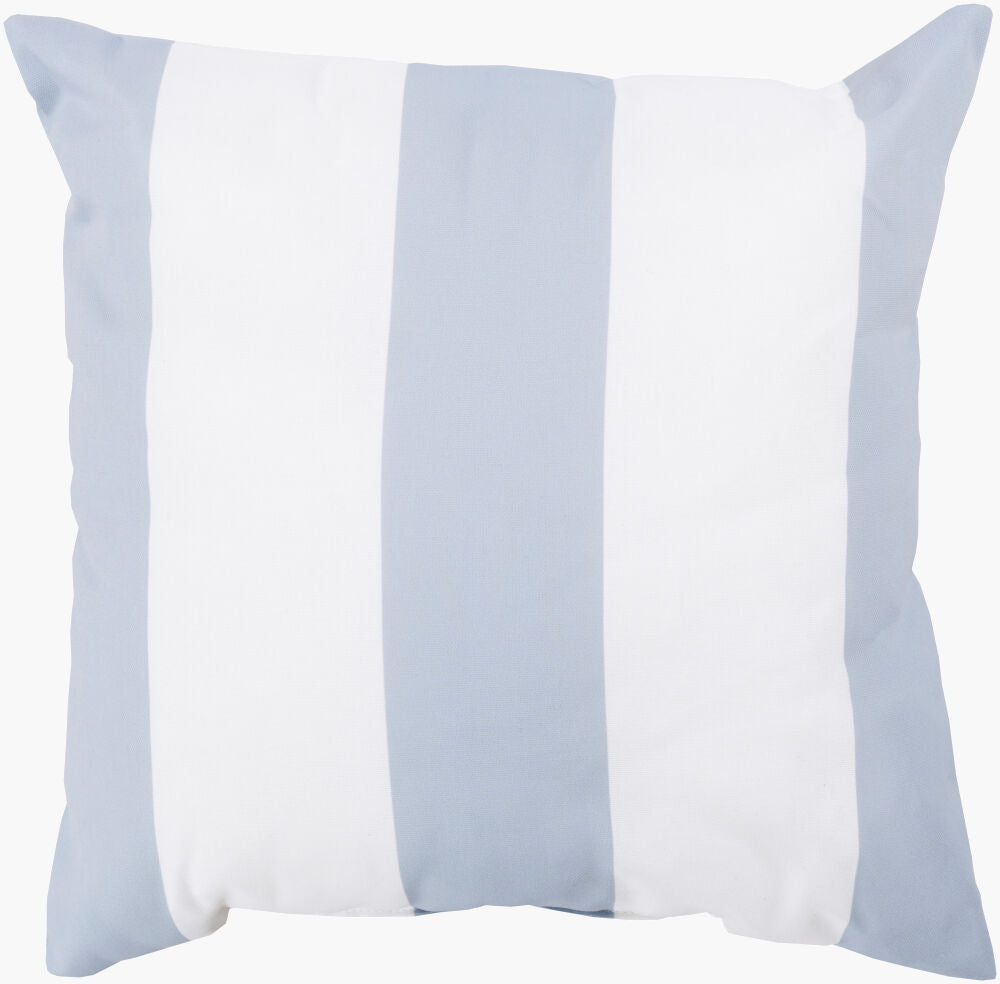 Rain Accent Pillow — Medium Gray/Off-White