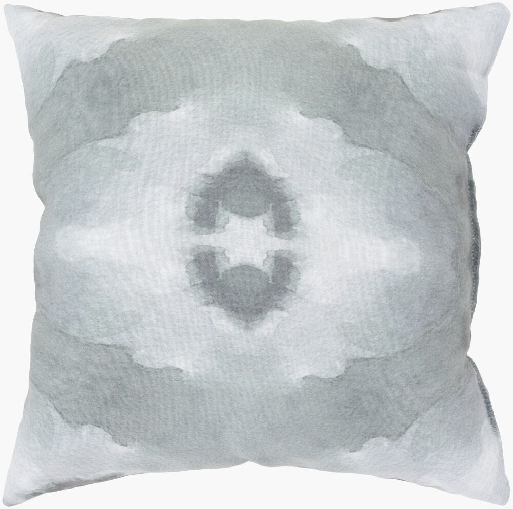 Rain Accent Pillow — Charcoal/Light Gray