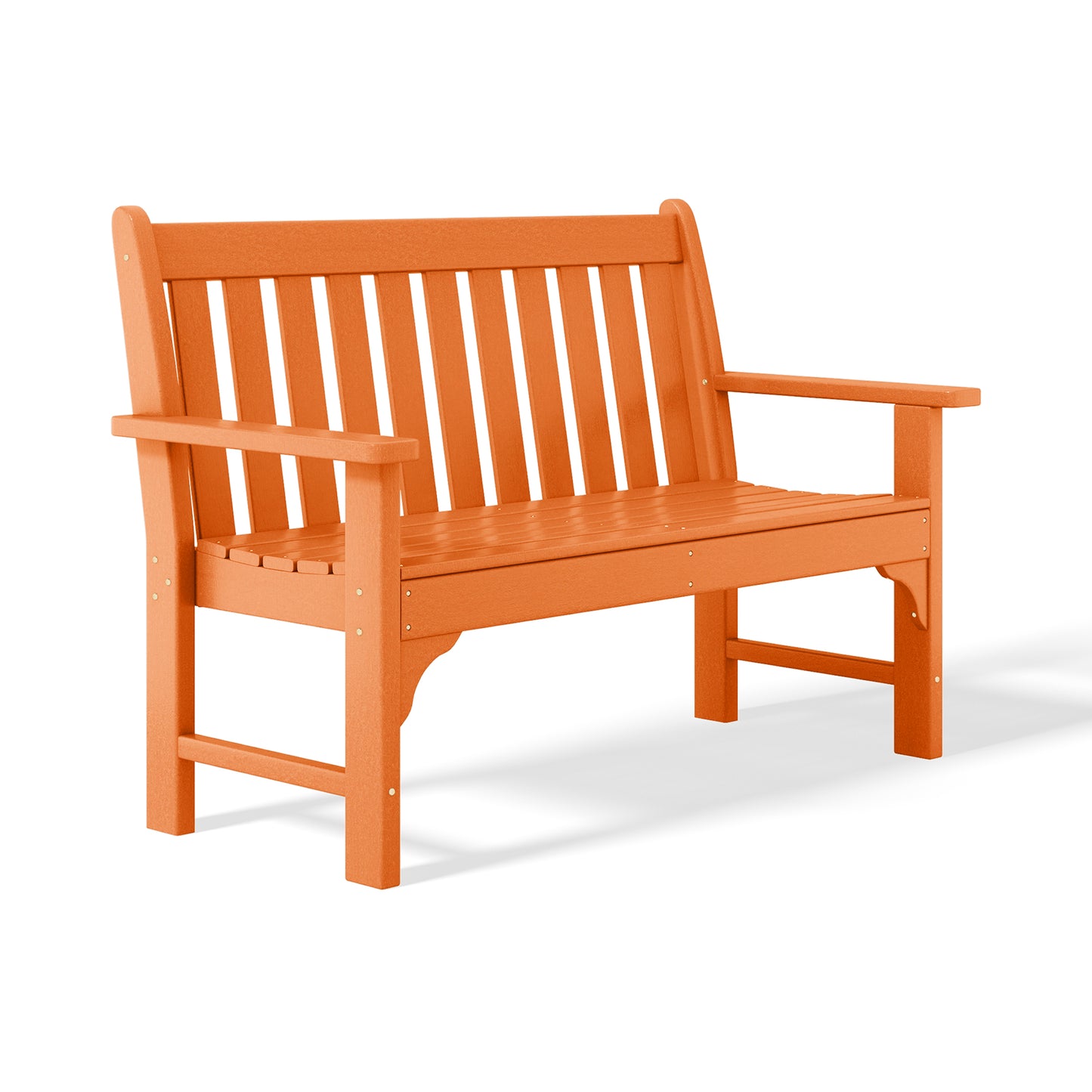 Tuscany 51" Garden Bench Orange Seahawk Designs Patio Benches