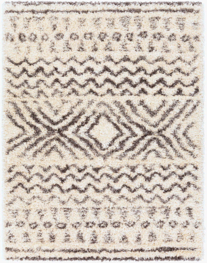 Rhapsody Machine Woven Rug — Charcoal/Cream