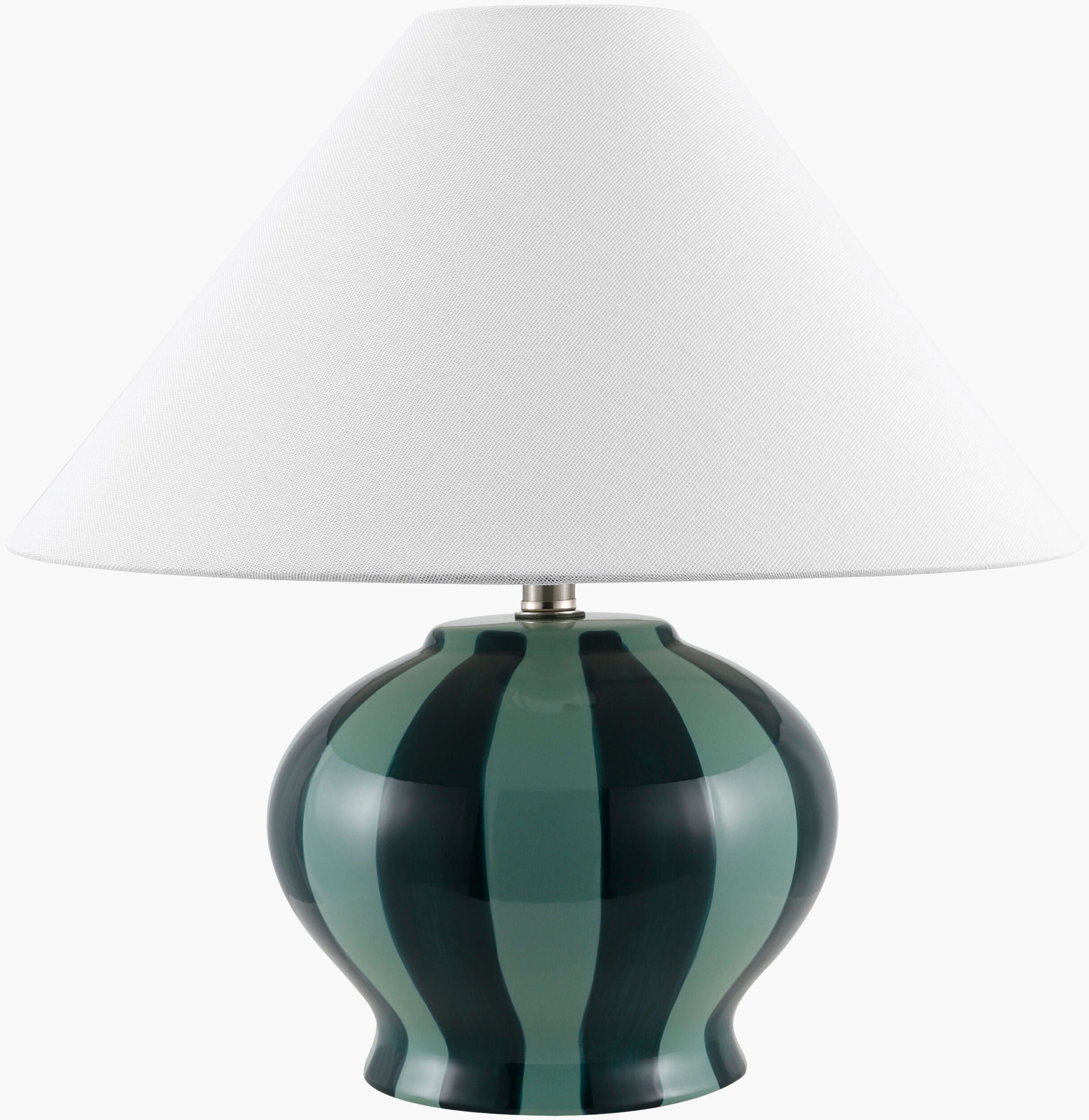 Rethel Accent Table Lamp — Dark Green