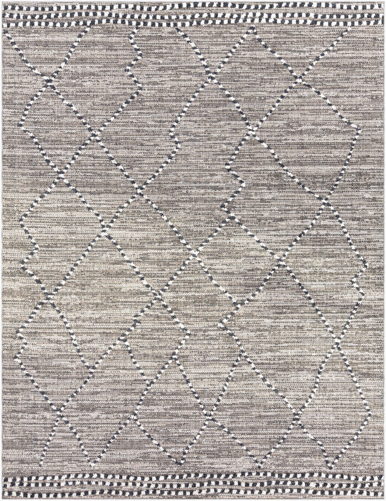 Ariana Machine Woven Rug — Black/Gray