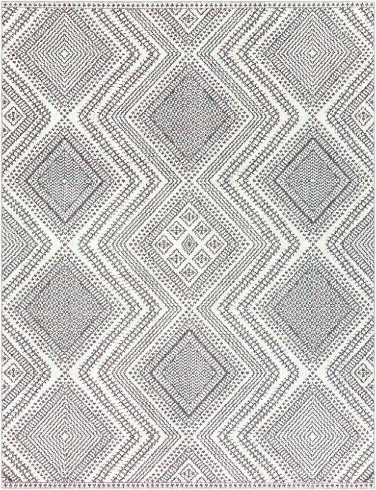 Ariana Machine Woven Rug — Black/Gray