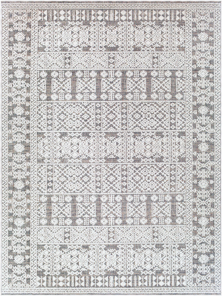 Ariana Machine Woven Rug — Black/Gray