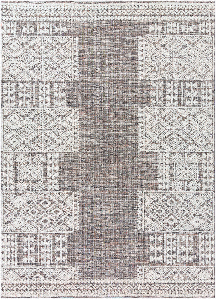 Ariana Machine Woven Rug — Black/Gray