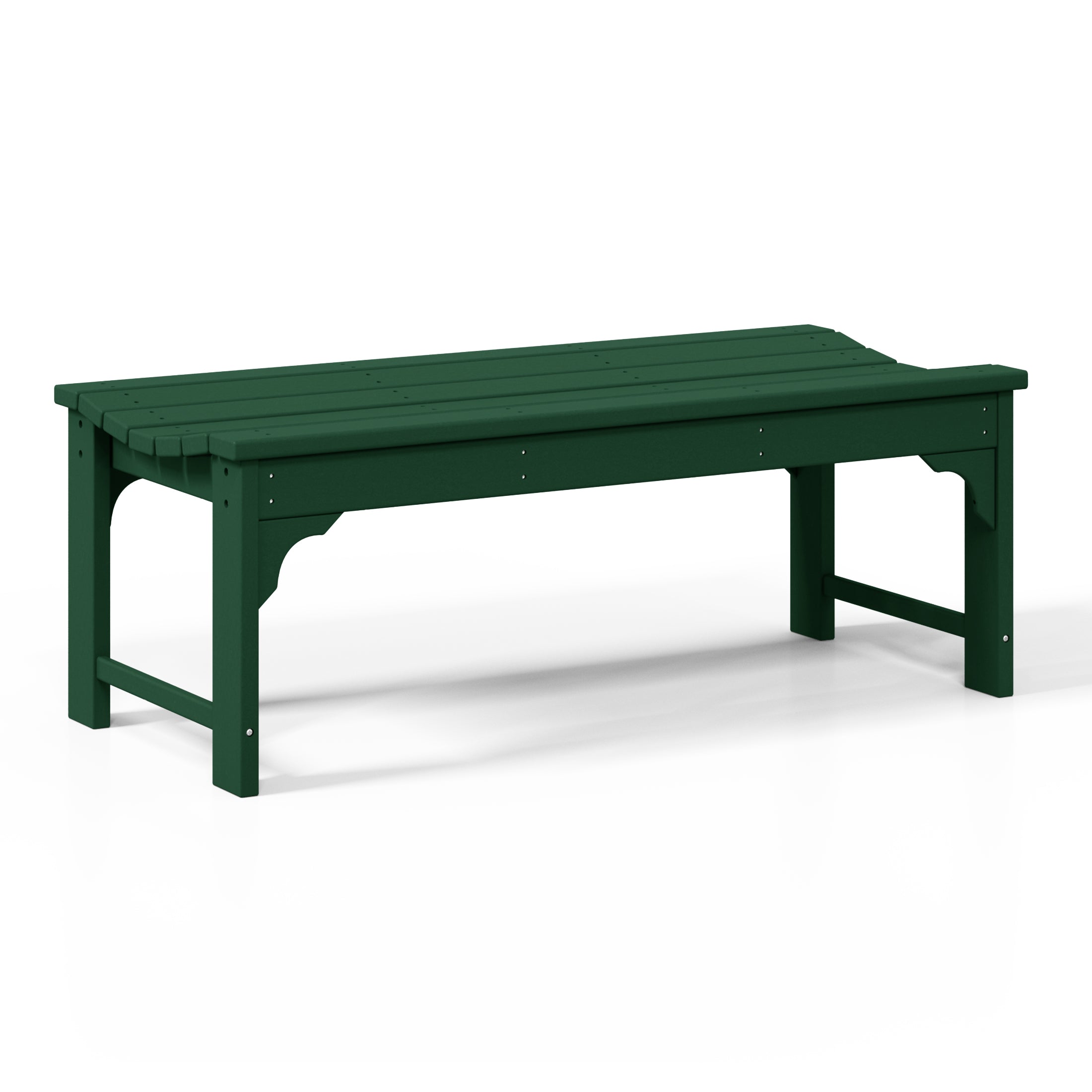 Concord All-Weather Outdoor Garden Backless Bench (46" Wide) Seahawk Designs Patio Benches