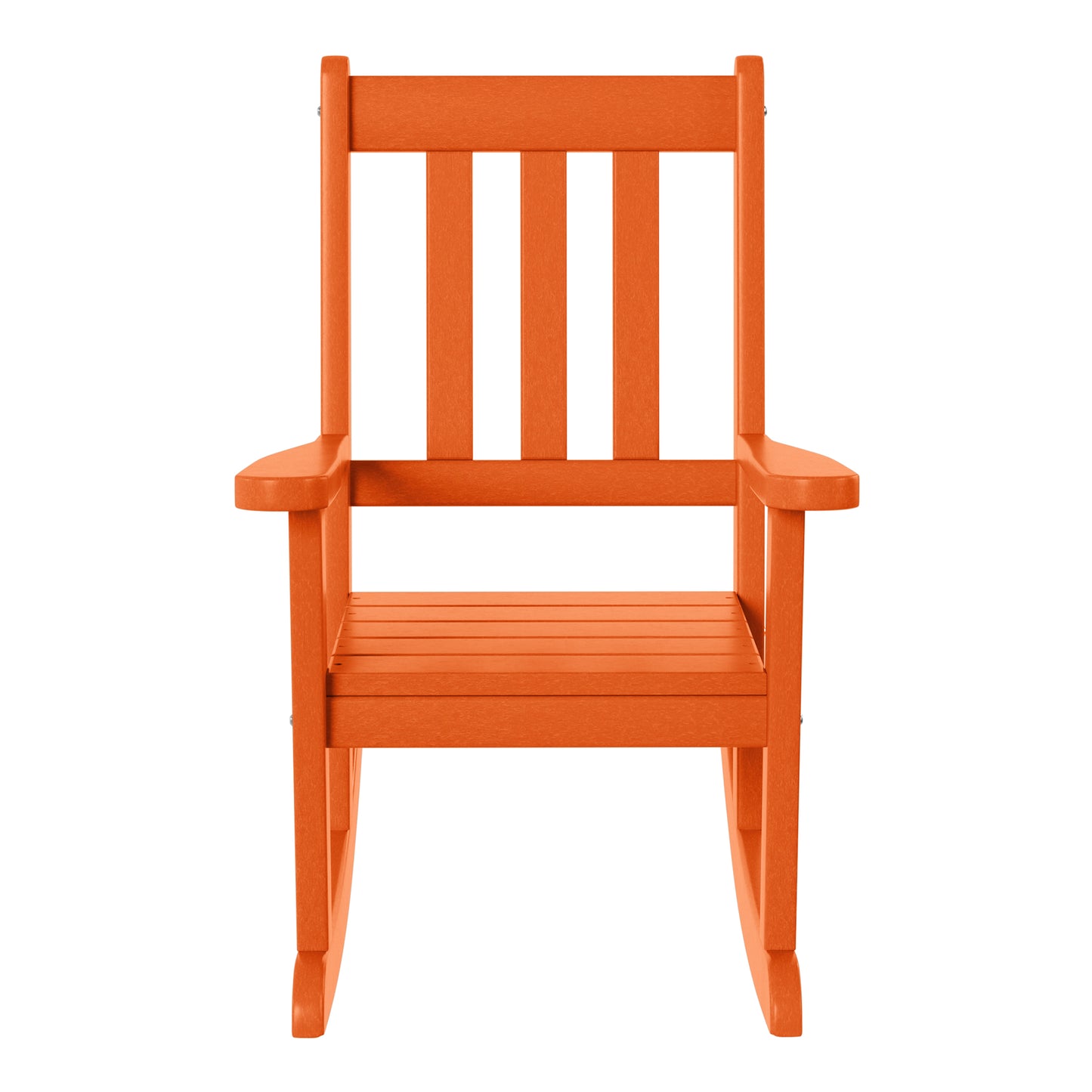 Tiny Terraces Kids Rocking Chair (Set of 2) Orange Seahawk Designs Kids Patio Rocking Chairs