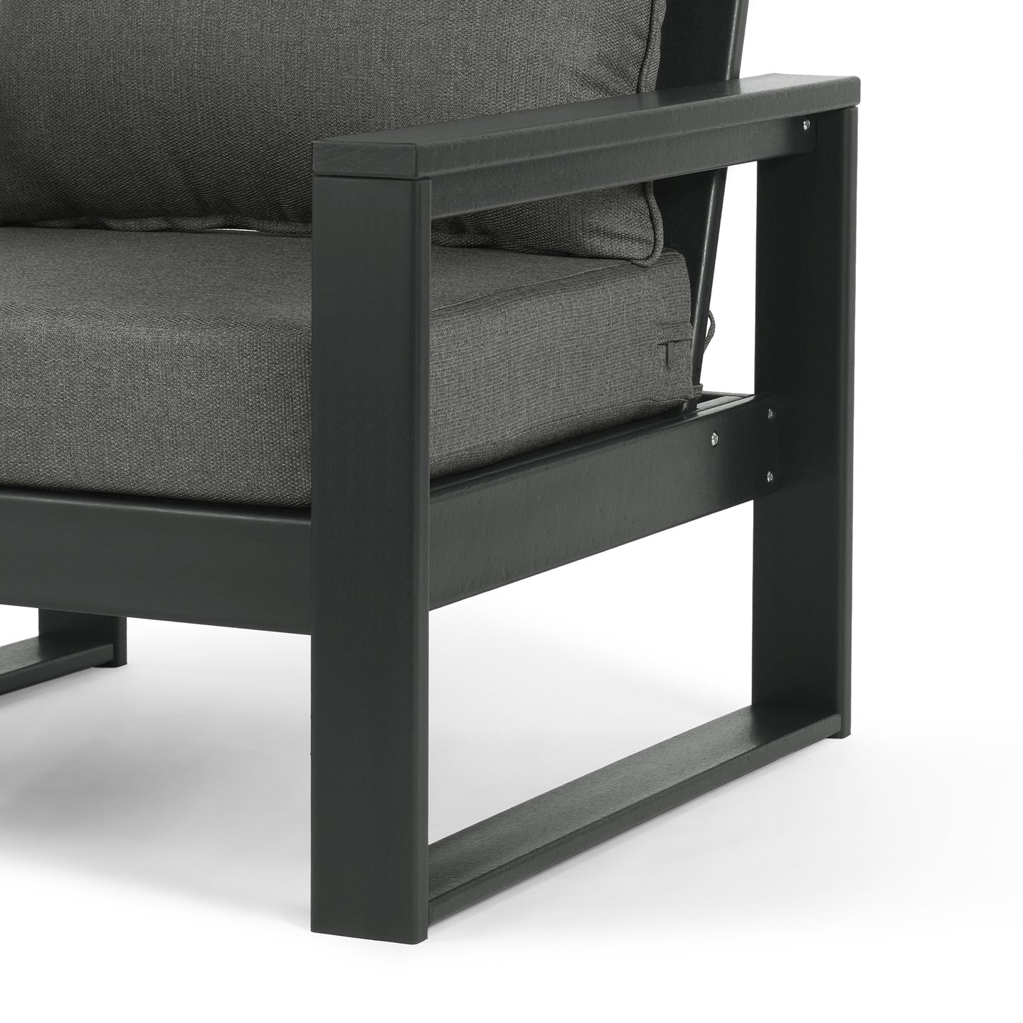 Signature All-Weather Outdoor Modular Patio Deep Seating Left Arm Chair (Left Arm Sectional Seat) Seahawk Designs Patio Chairs