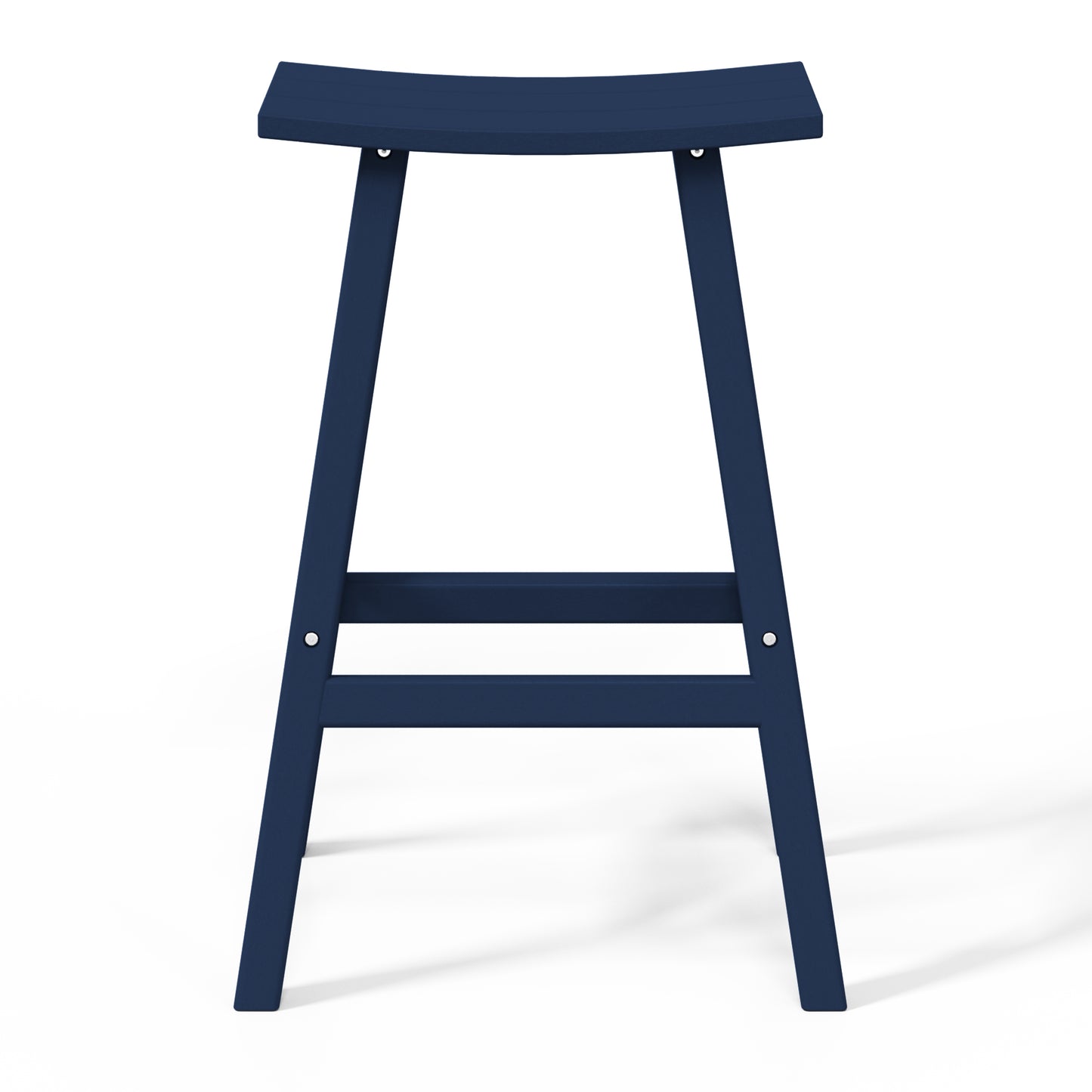Stockholm All-Weather Outdoor Saddle Bar Stool (29" Height) Seahawk Designs Patio Bar & Counter Stools