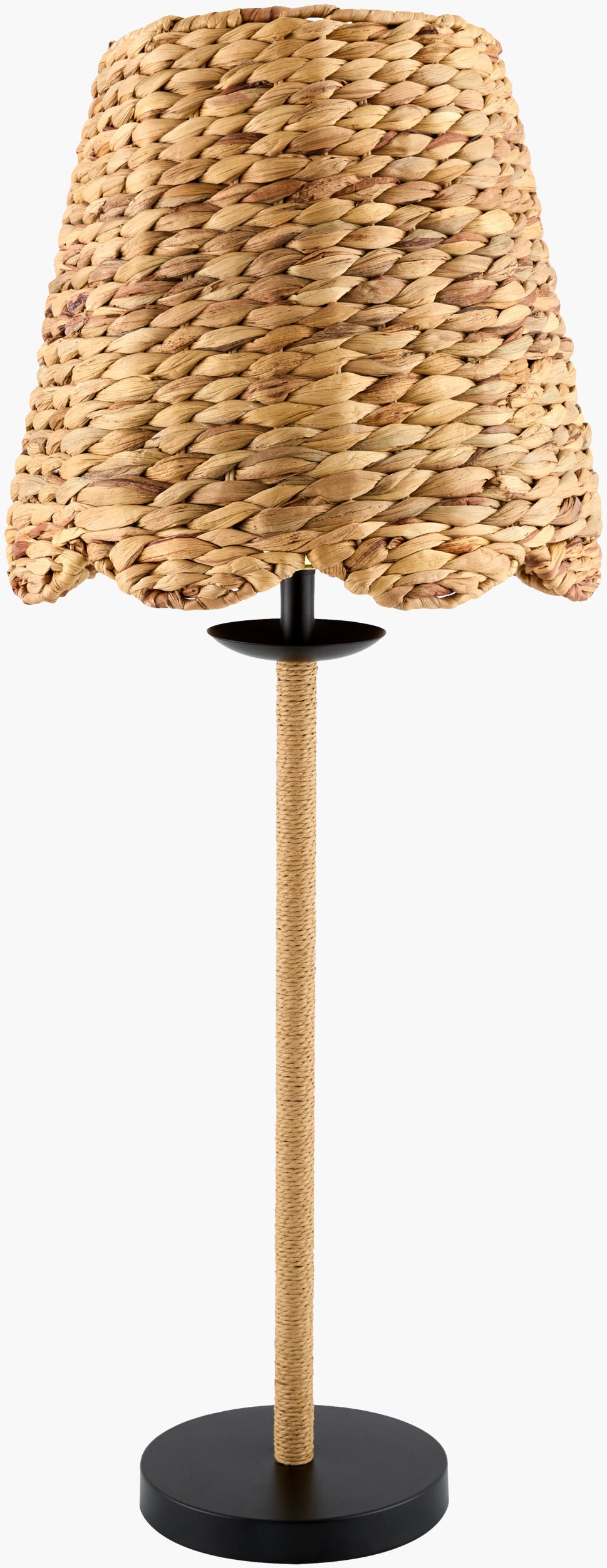 Rolla Accent Table Lamp — Black/Brown
