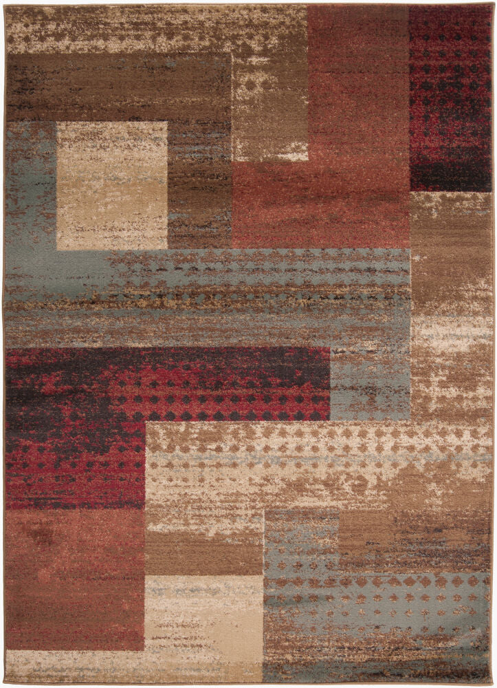 Riley Machine Woven Rug — Black/Charcoal