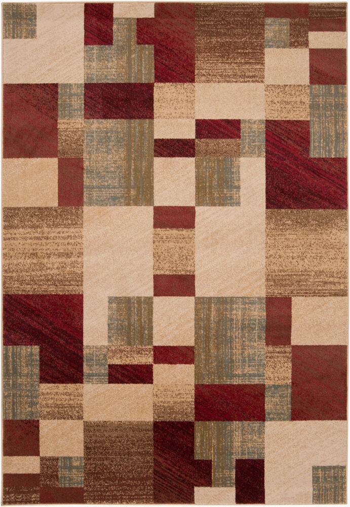 Riley Machine Woven Rug — Black/Charcoal