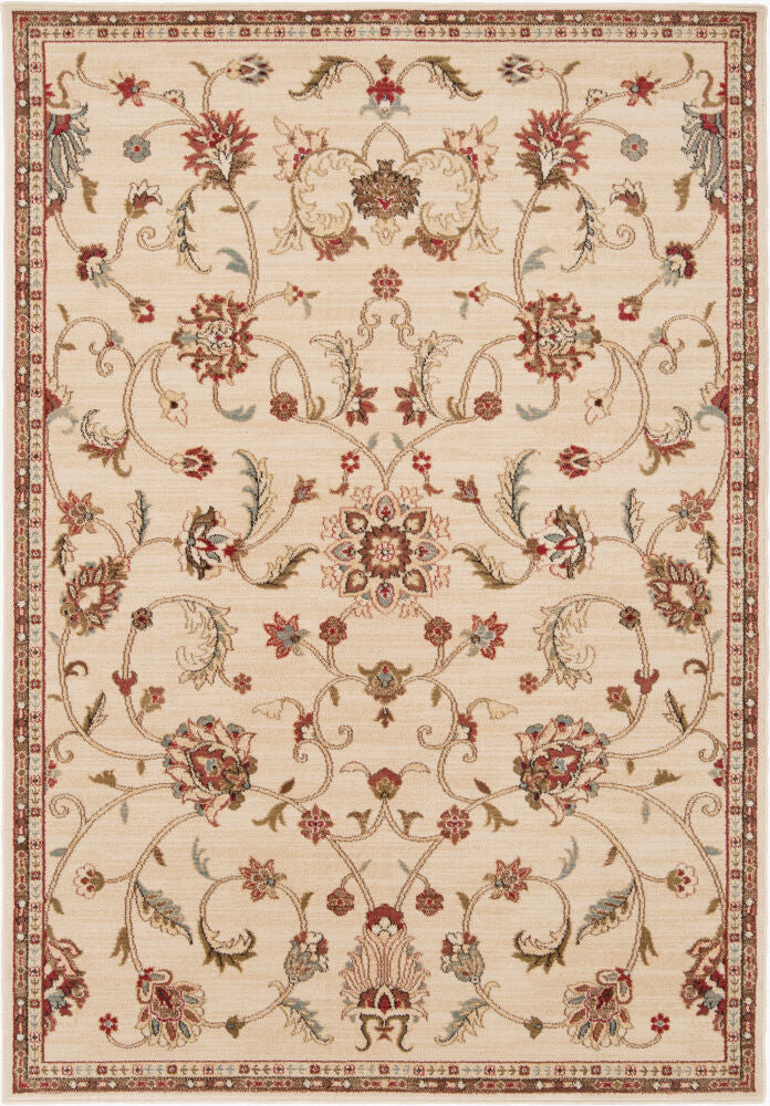Riley Machine Woven Rug — Beige/Black