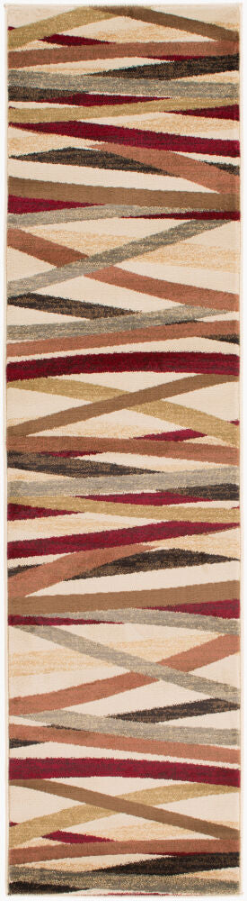Riley Machine Woven Rug — Beige/Brown