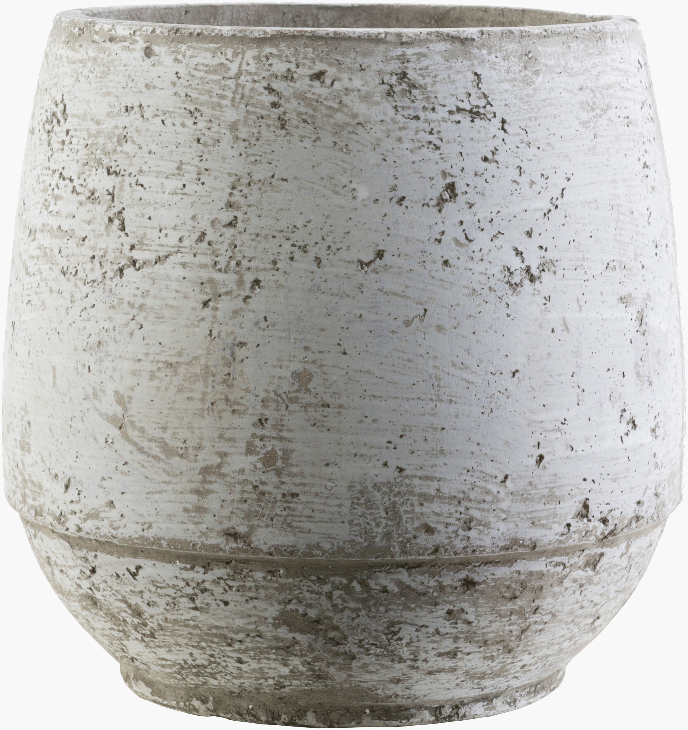 Rome Planter — Ivory/Taupe