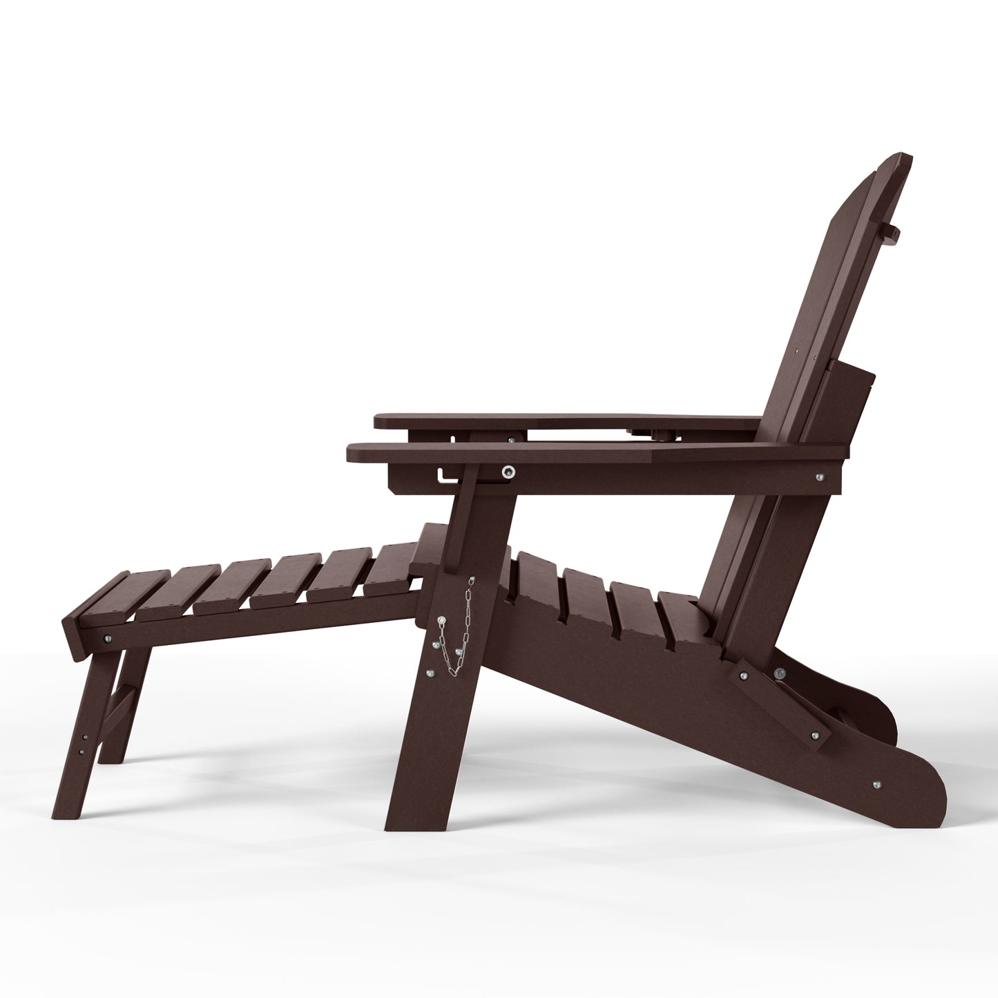 Chatham Folding Adjustable Adirondack Chair with Cup Holder and Hideaway Ottoman Seahawk Designs Adirondack Chairs
