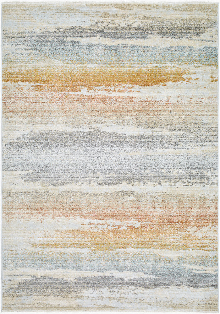 Rojin Machine Woven Rug — Light Blue/Light Slate