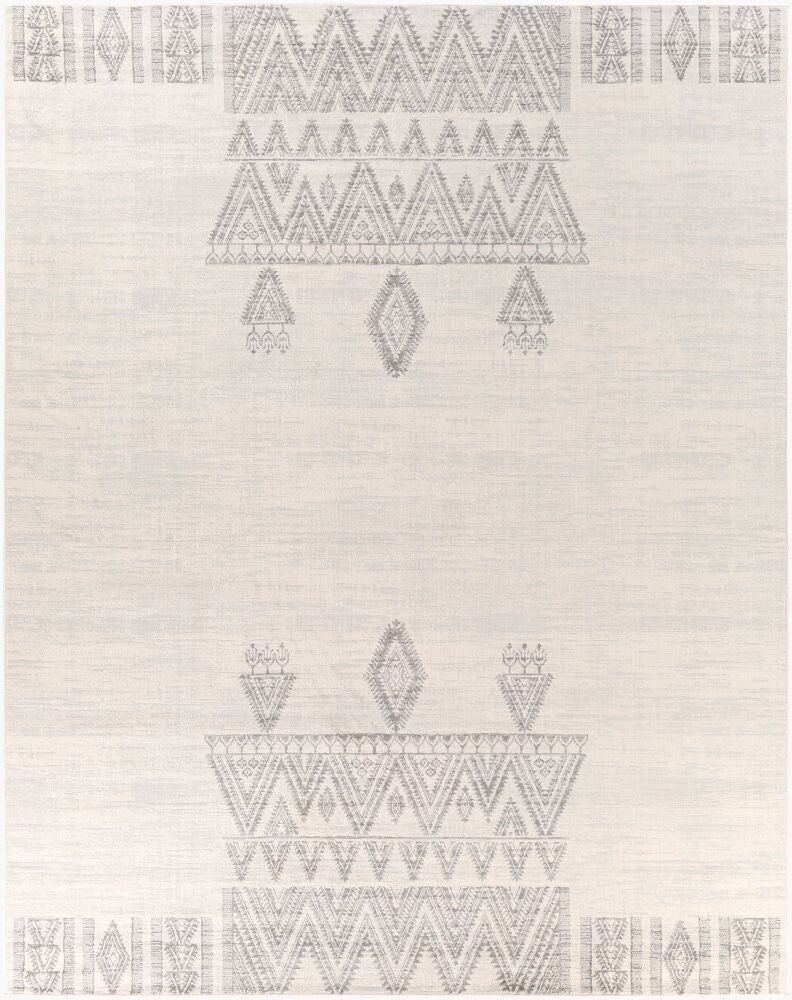 Roma Machine Woven Rug — Charcoal/Light Gray