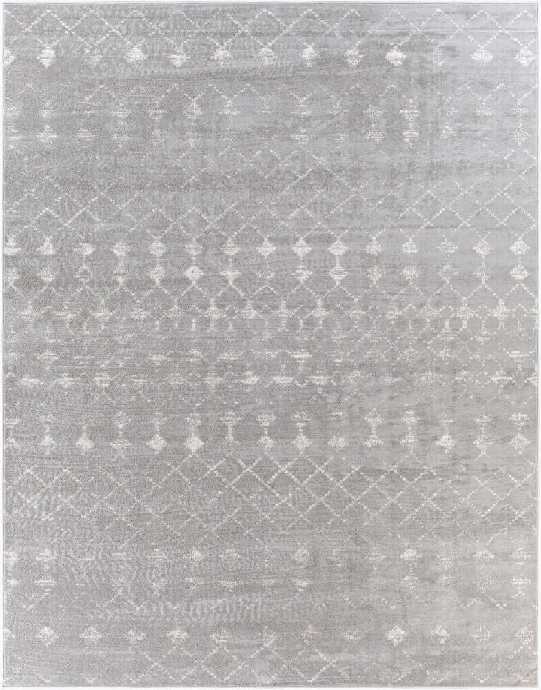 Roma Machine Woven Rug — Gray/White
