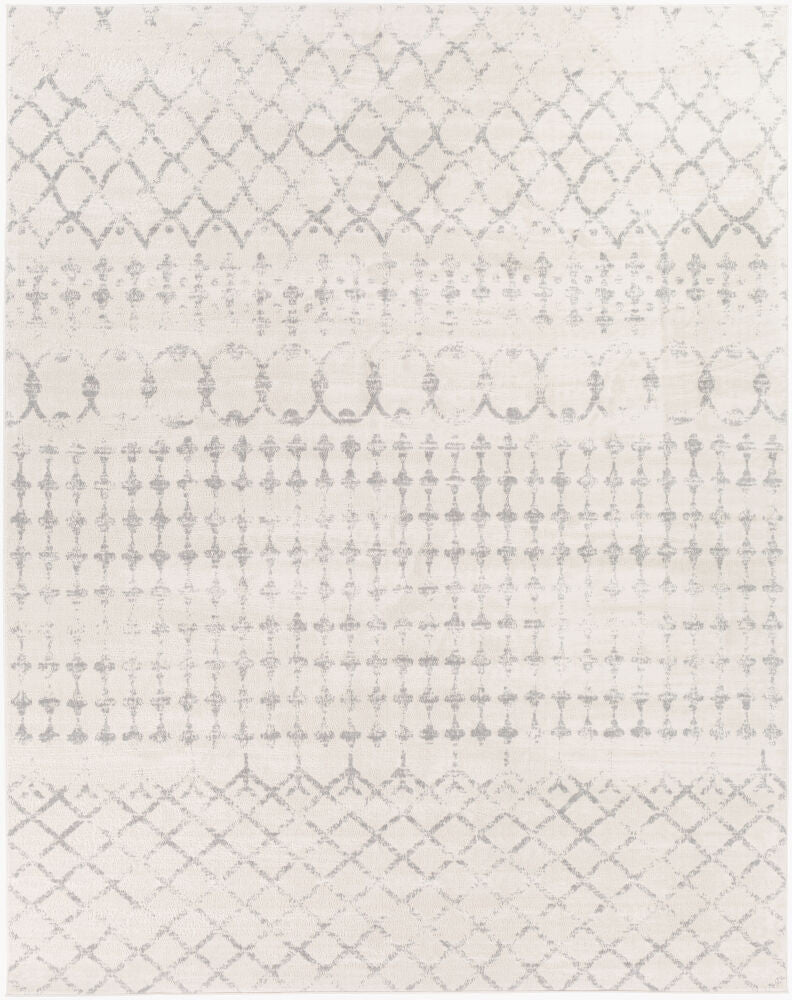 Roma Machine Woven Rug — Light Gray/Medium Gray
