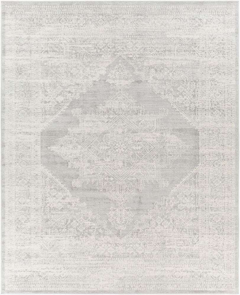 Roma Machine Woven Rug — Charcoal/Light Gray