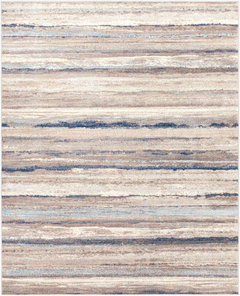 Roma Machine Woven Rug — Gray/Light Blue