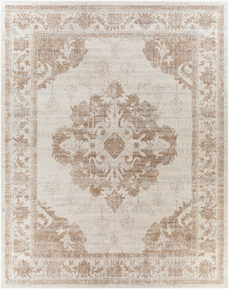 Roma Machine Woven Rug — Gray/Ivory