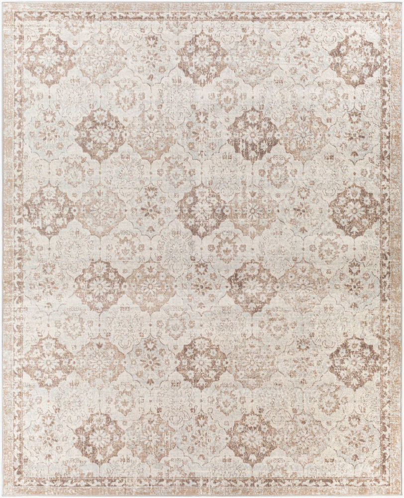 Roma Machine Woven Rug — Gray/Ivory