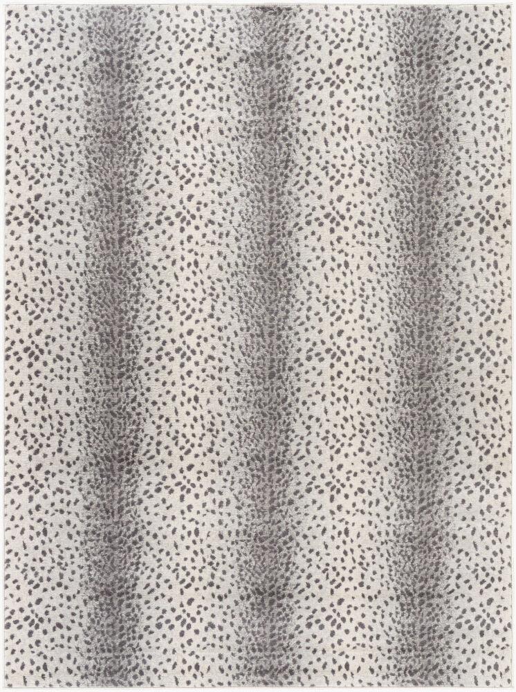 Roma Machine Woven Rug — Charcoal/Ivory