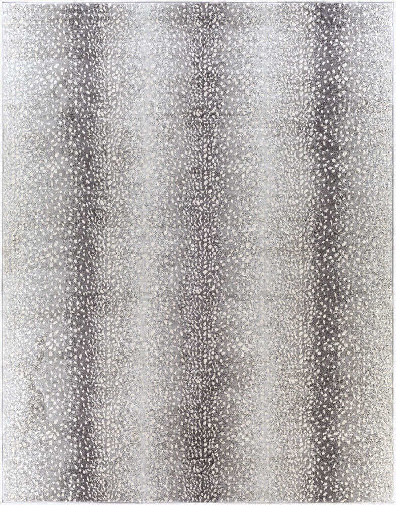Roma Machine Woven Rug — Charcoal/Ivory