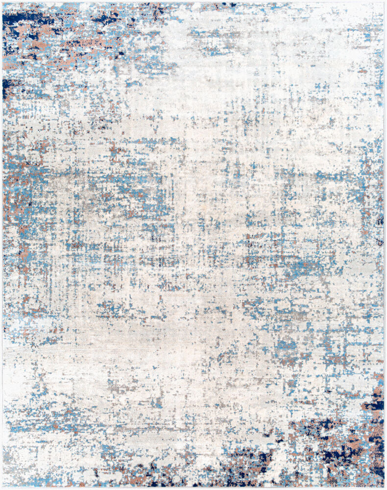 Roma Machine Woven Rug — Gray/Light Blue