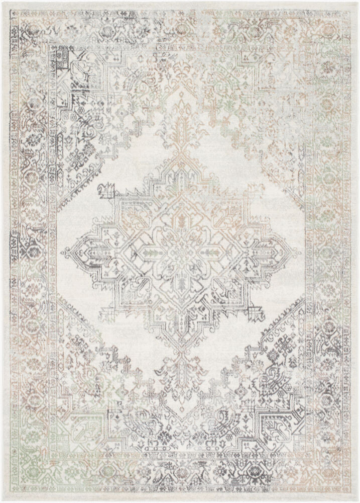 Roma Machine Woven Rug — Charcoal/Cream