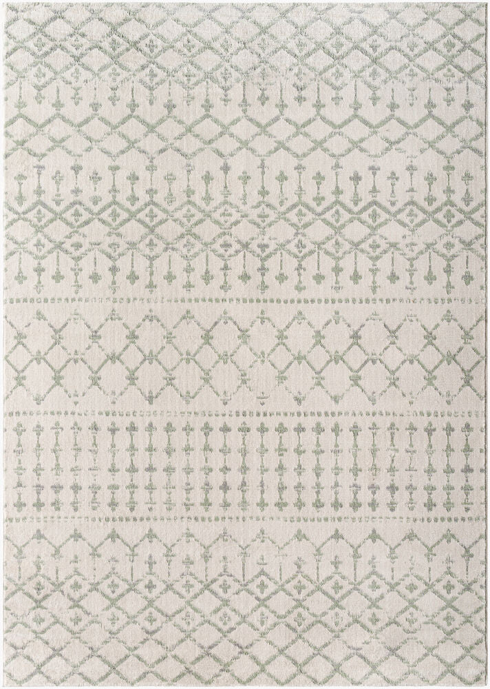 Roma Machine Woven Rug — Cream/Gray