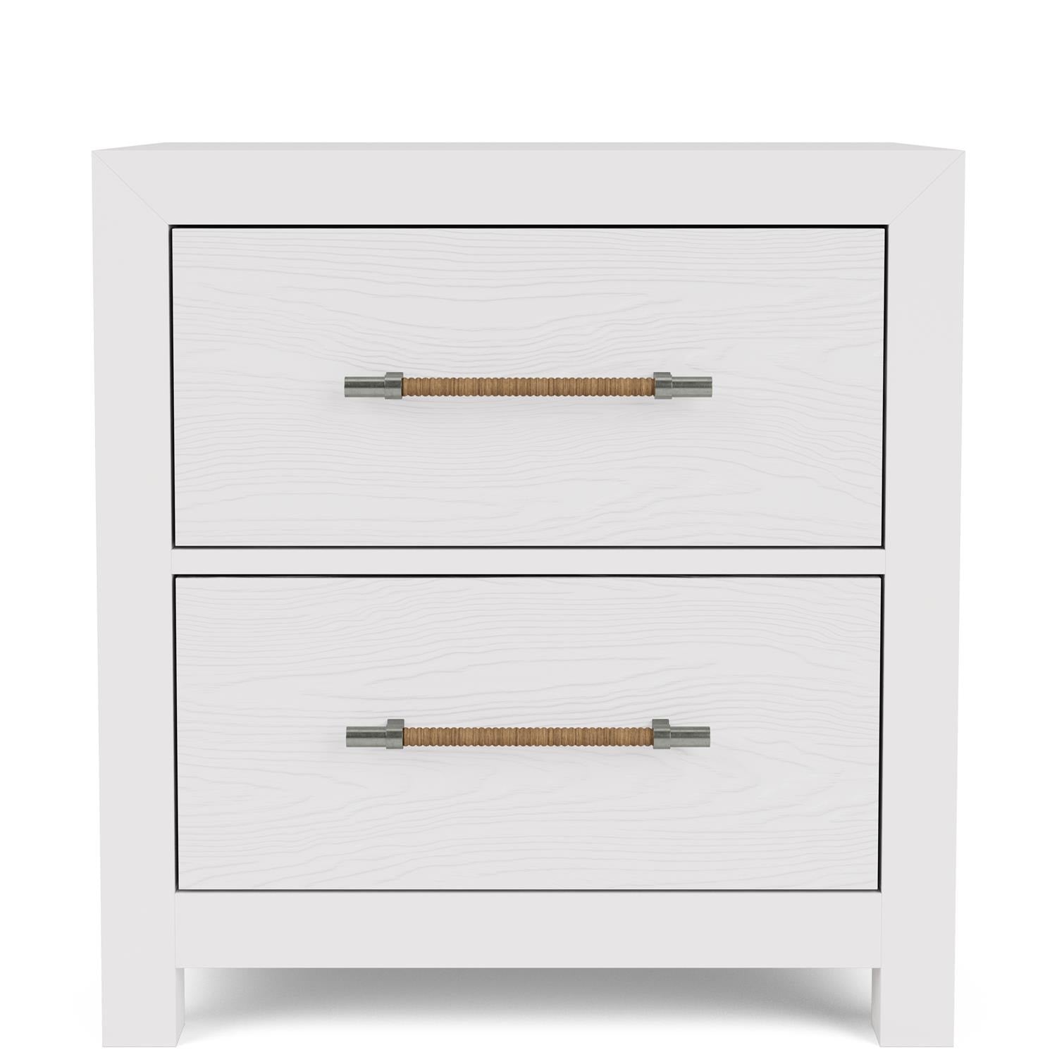 Riverside Rosalie 2-Drawer Nightstand — White Caps Riverside Furniture Nightstand