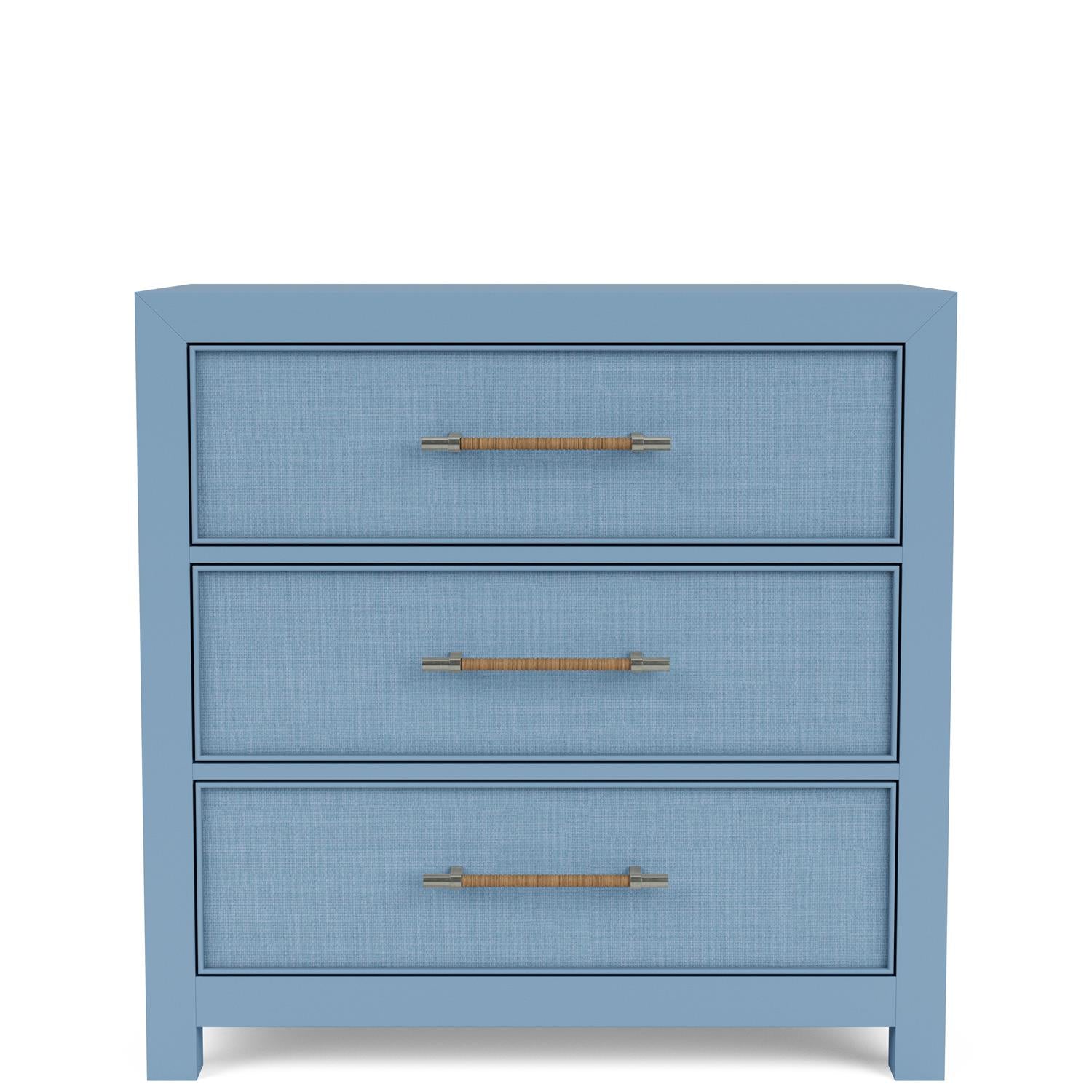 Riverside Rosalie 3-Drawer Accent Chest — Cabana Blue, USB Charging Riverside Furniture Chest
